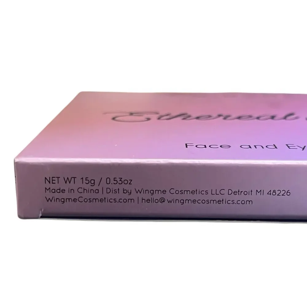Wingme Ethereal Rose Face Eye Palette 6 Pan Blush Bronzer Highlighter
